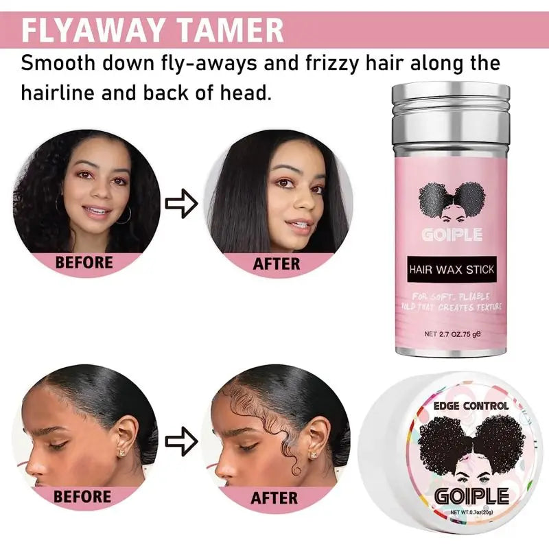 Wig Installation Kit Set Waterproof Lace Glue Wig Glue for Install Melting Spray Lace Melting Spray Water-Resistant Wig Glue